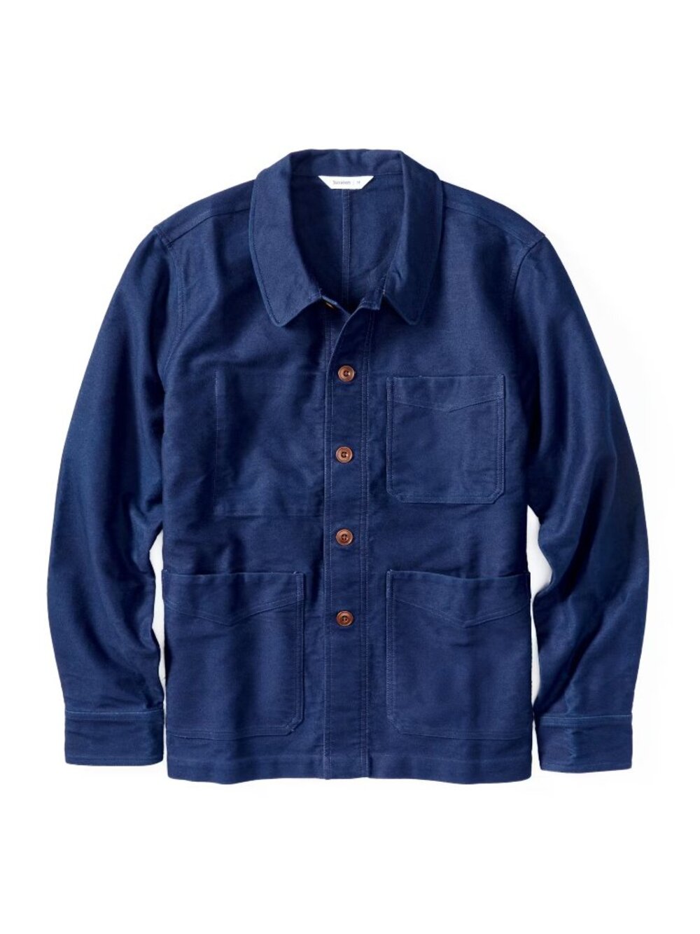 3Sixteen French Moleskin Work Jacket in Japanese Indigo Small